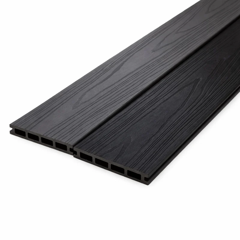 Foto de producto Piso DECK WPC Coextruido Bicolor Negro/Gris Grafito PEW101