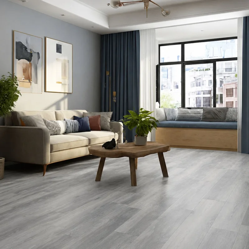 Piso SPC Tipo Parquet Grafito SPC102 - caja 12 unidades
