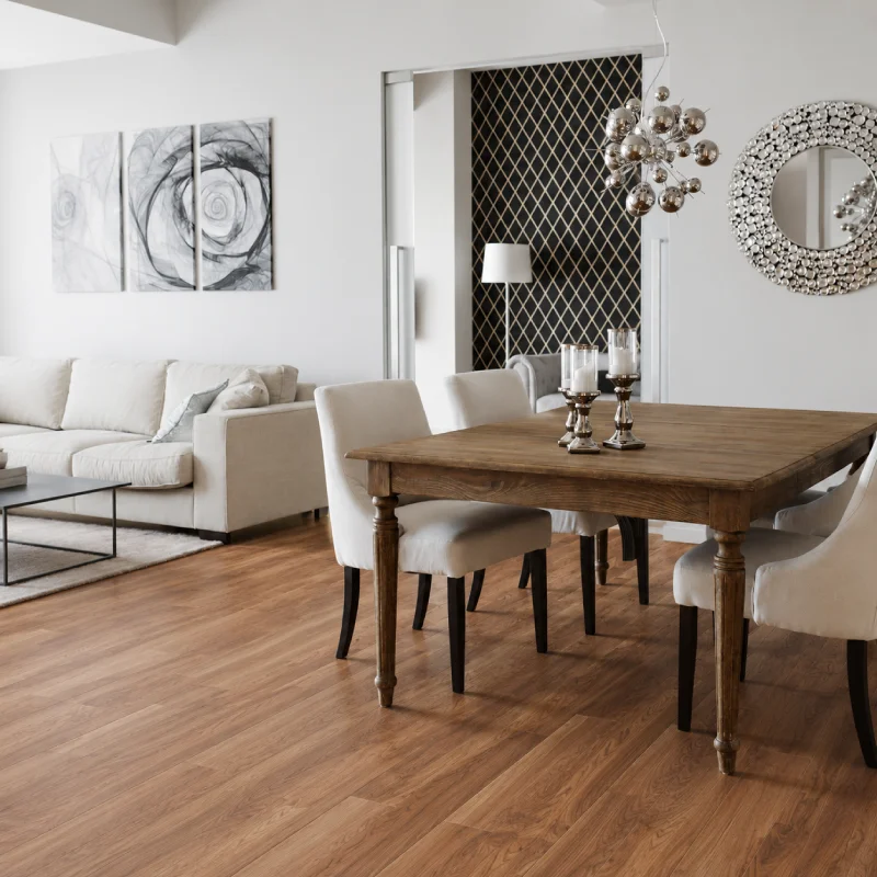 Piso SPC Tipo Parquet Nogal SPC102 - caja 12 unidades