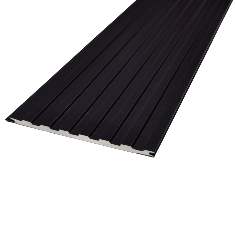 Siding Metálico Color Negro REM001