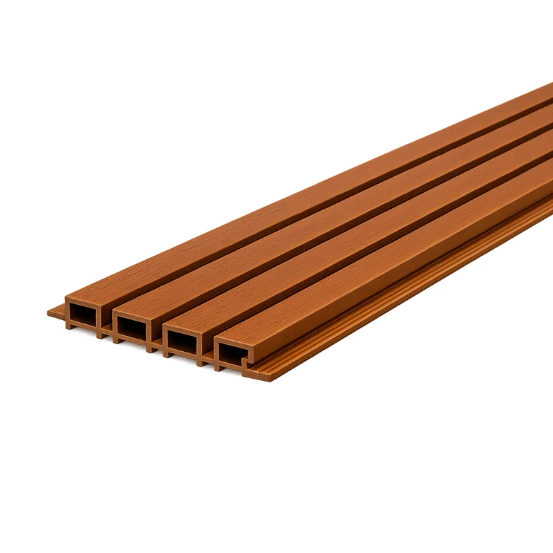 Revestimiento Exterior WPC Café Madera REW102 - fachada exterior