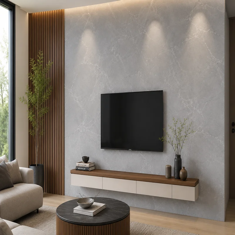 SPC Muro Color Gris